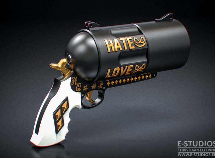 Harley Quinn Cork Gun